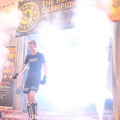 Jay Snodden's entrance at the Stormont Hotel in Belfast on June 30th