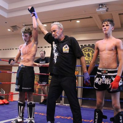 Jay gets the nod from the judges after a close Fought fight at the Stormont Hotel in Belfast on June 30th