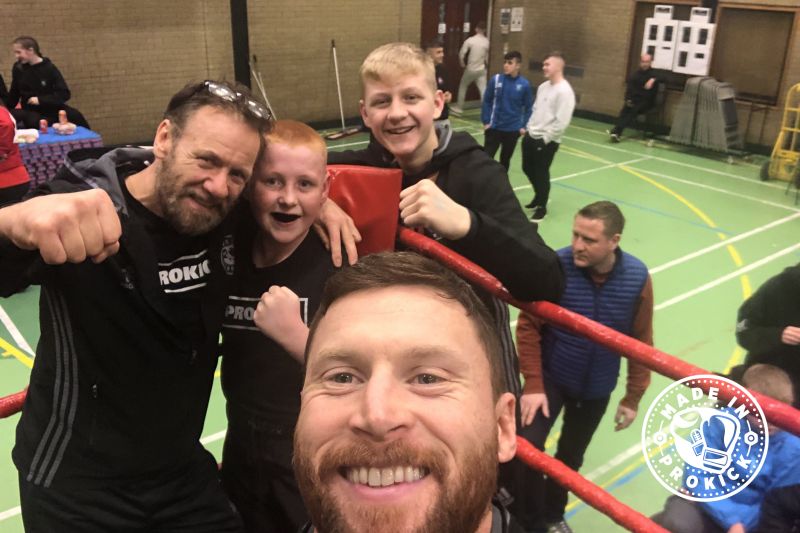 Adam Braniff won on points over three rounds - in his first K1 style rules bout. The team announced him as the fighter of the team - Star of the Day