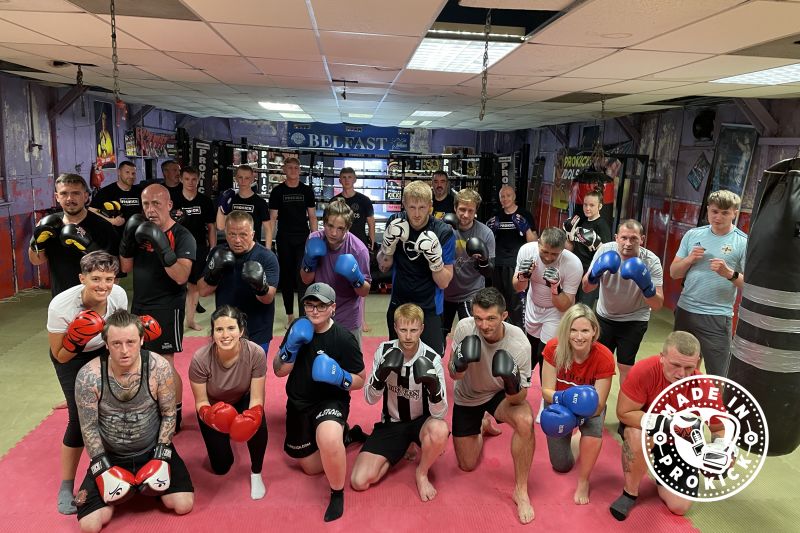 Well done new ProKickers - Another tough night at the #ProKickGym as beginners finished their ProKick 6-weeks of #kickboxing at the #Belfast #Gym. It all happened on Monday 28th June @ 2021
