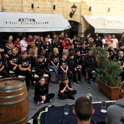 Weigh-ins at the Pavilion Gastro Pup in Malta