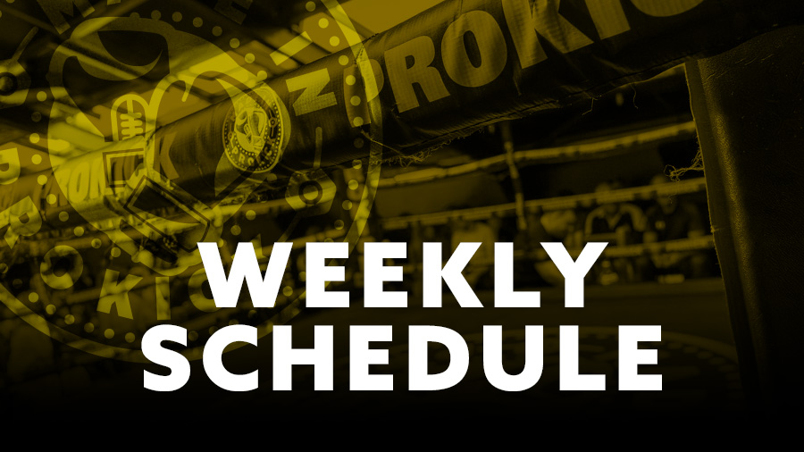 Prokick Weekly Schedule